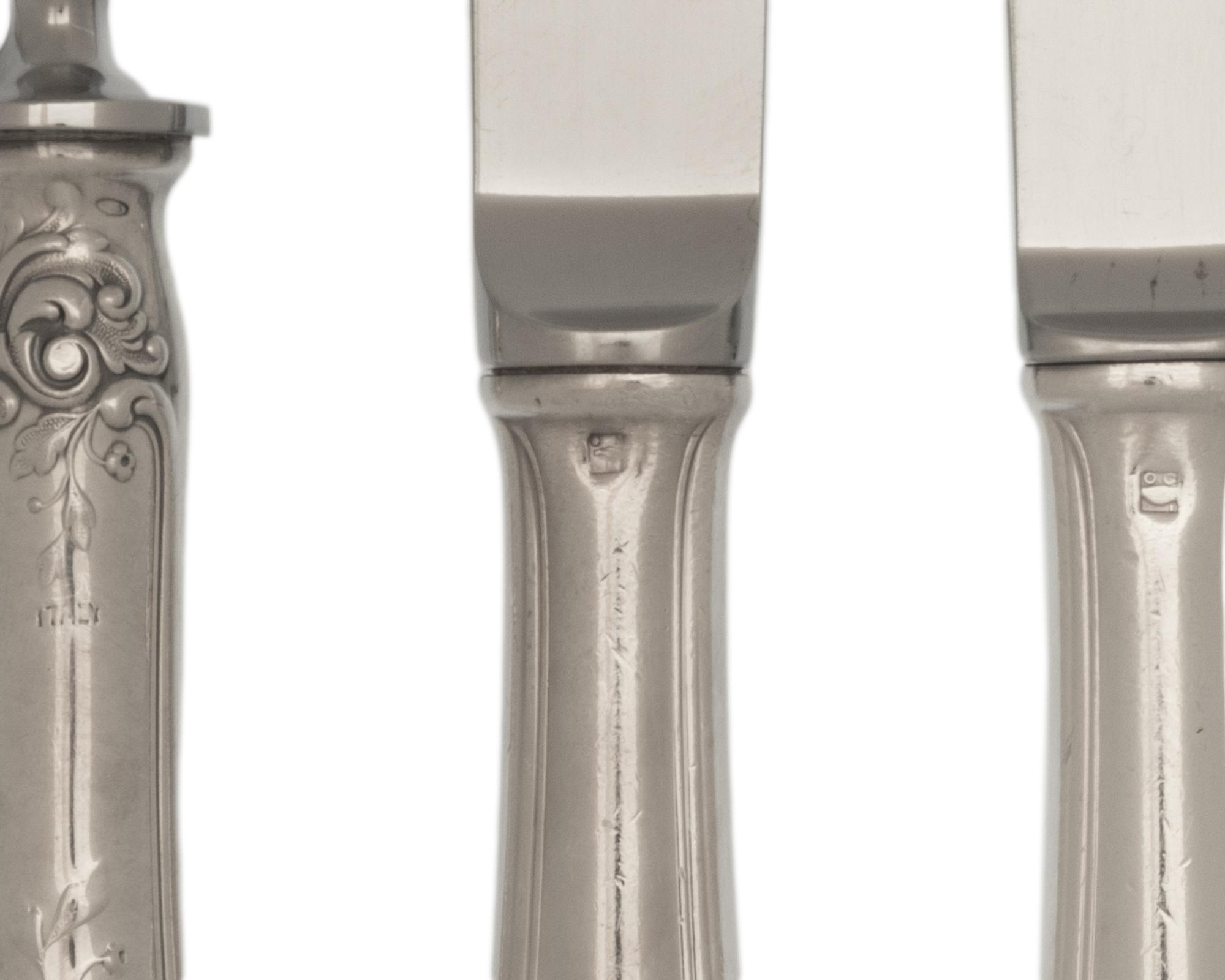 APPROVED FOR DONATION A French Silver-Plate Flatware Service