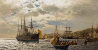 Departing for America , 1890