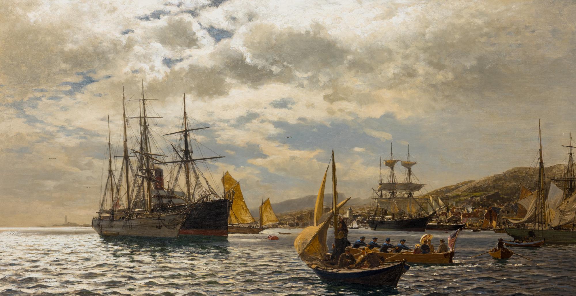 Departing for America , 1890