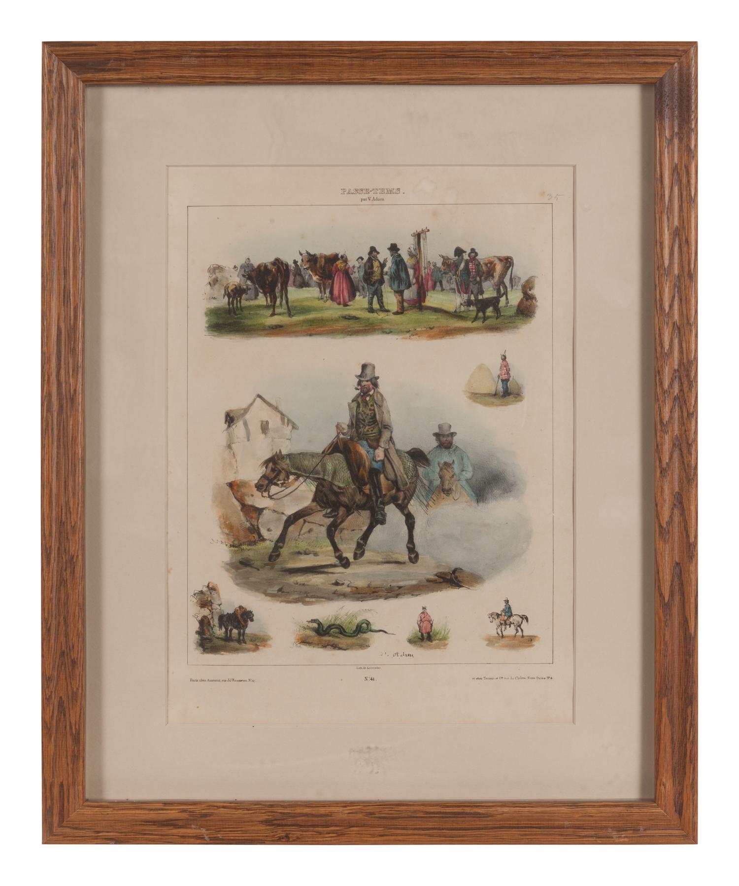 Seventeen French Lithographs