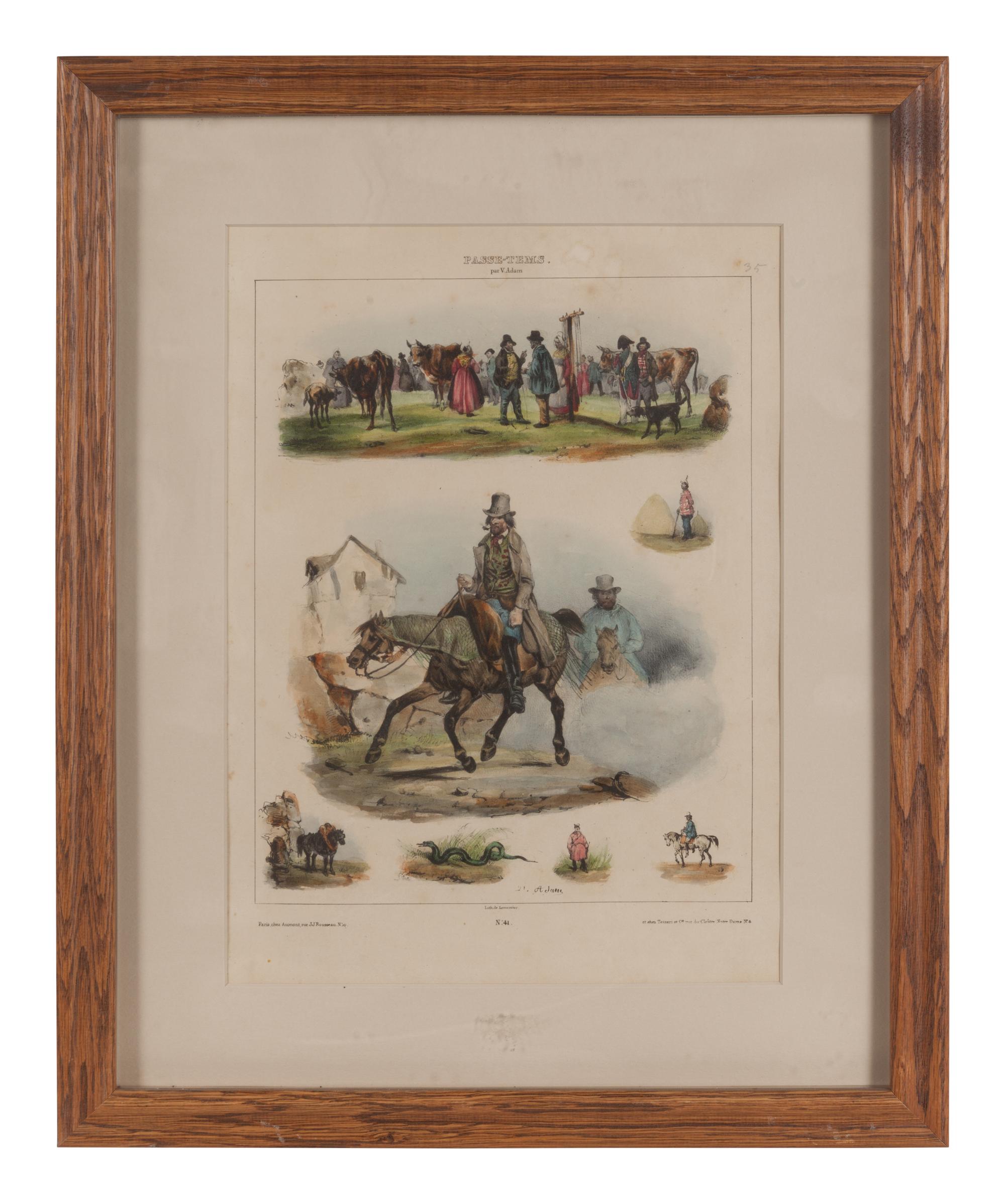 Seventeen French Lithographs