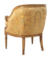 An Empire Style Giltwood Bergère
