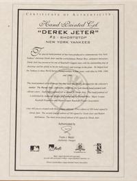 A Derek Jeter Signed Autograph "What's Up Doc!" Looney Tunes Cel,