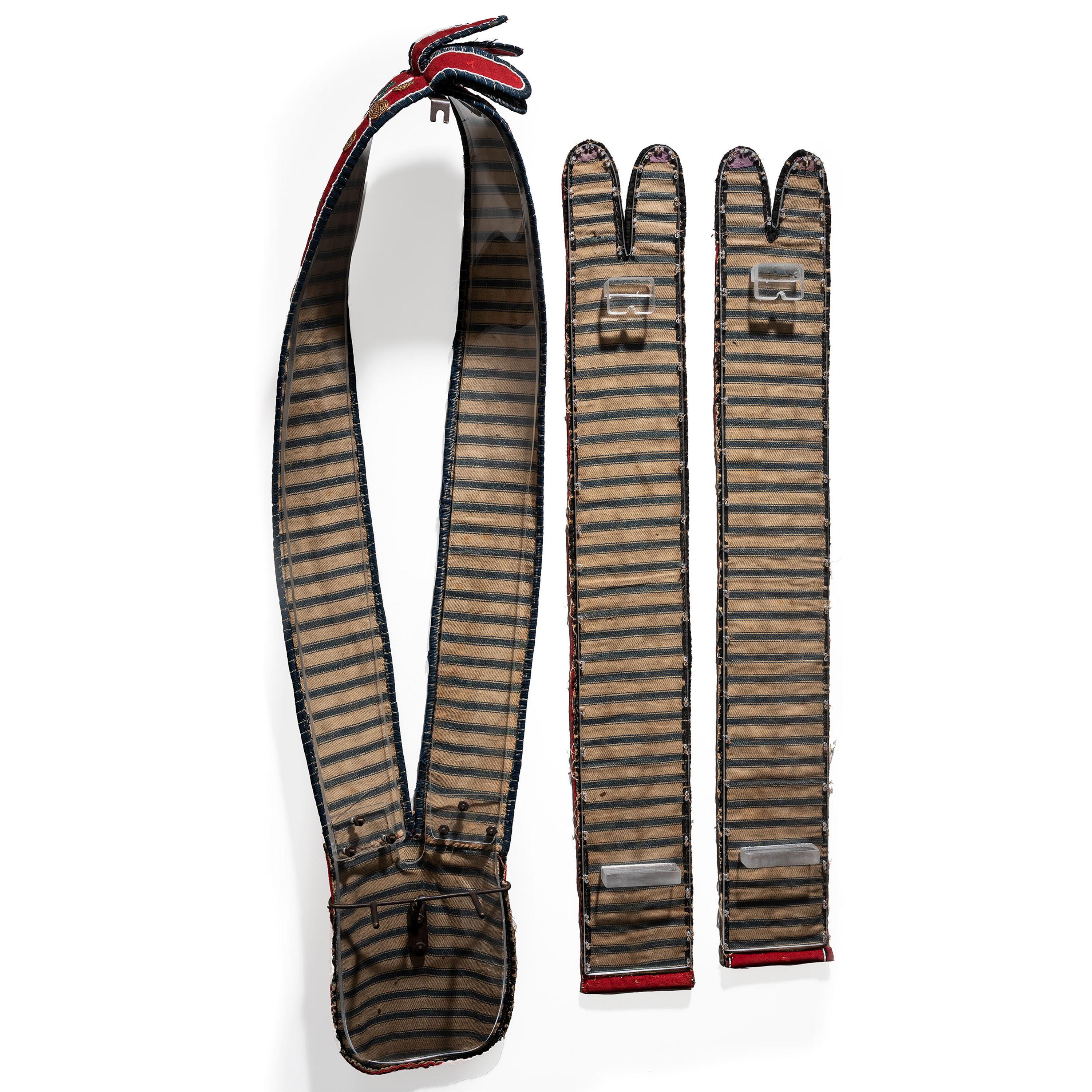 Metis Cree Shot Pouch, with Powder Horns