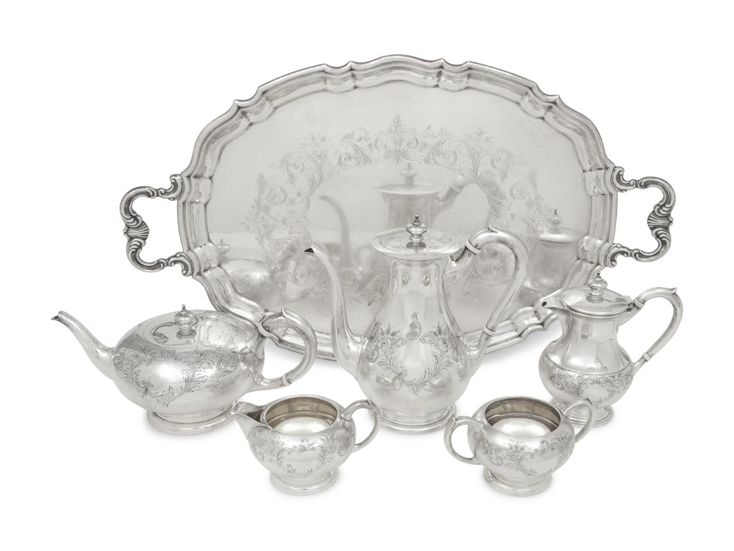 A Canadian Silver Six-Piece Tea and Coffee Service