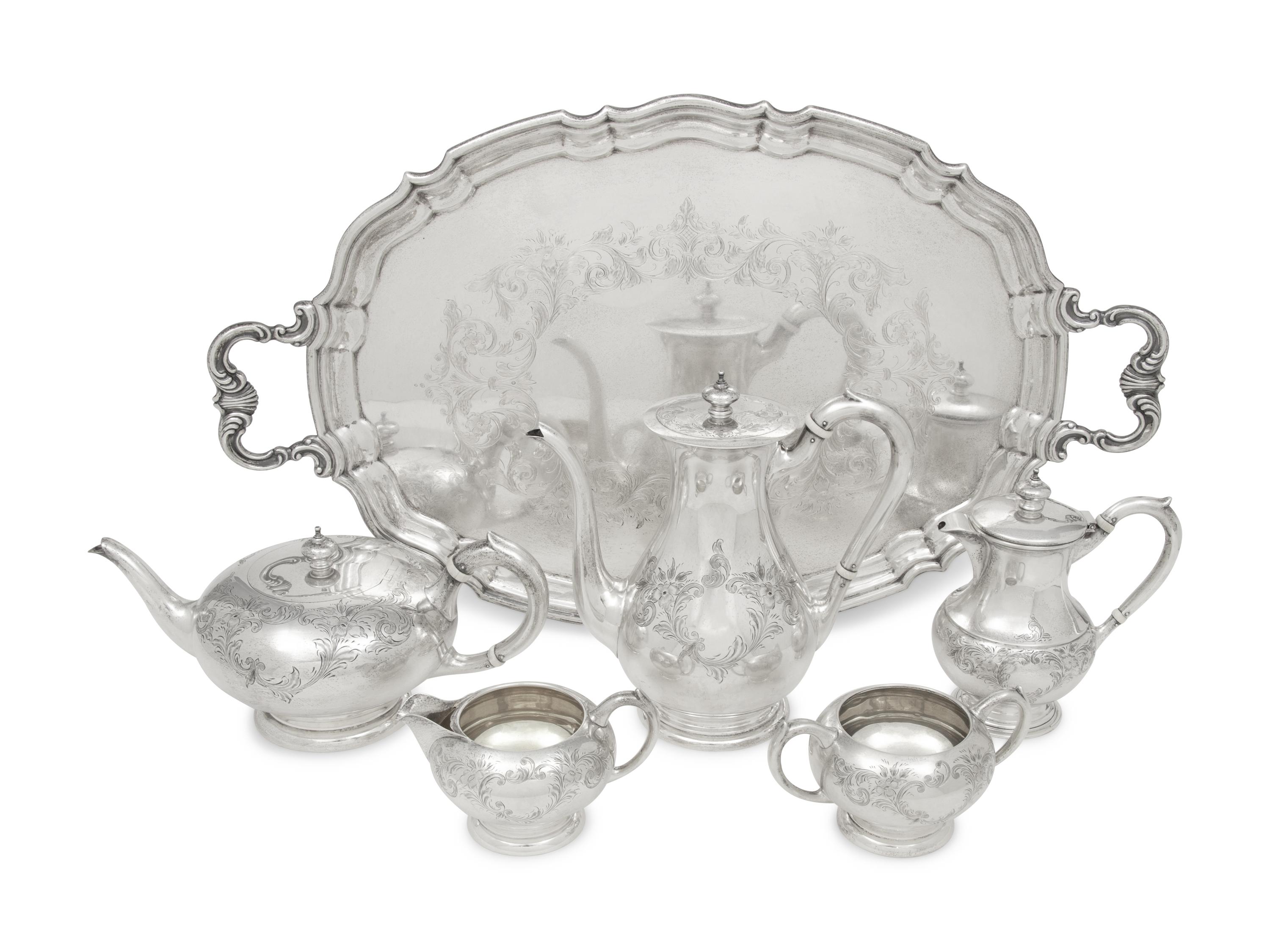 A Canadian Silver Six-Piece Tea and Coffee Service