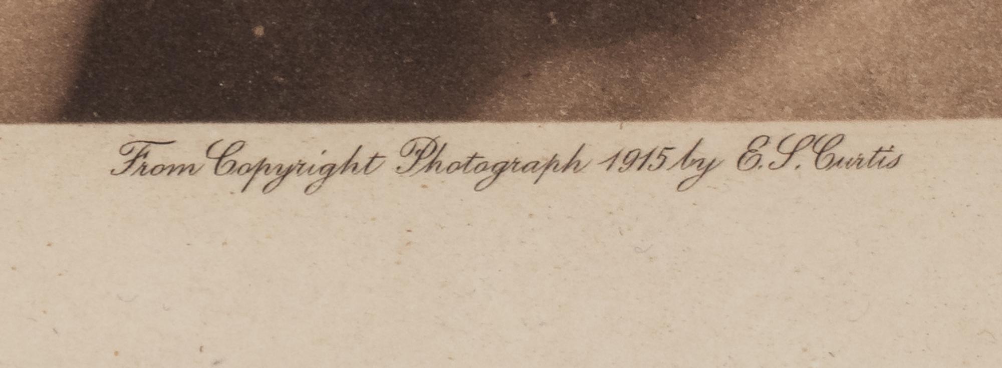 Edward S. Curtis (1868-1952) Selected images from "The North American Indian," 1915-1927