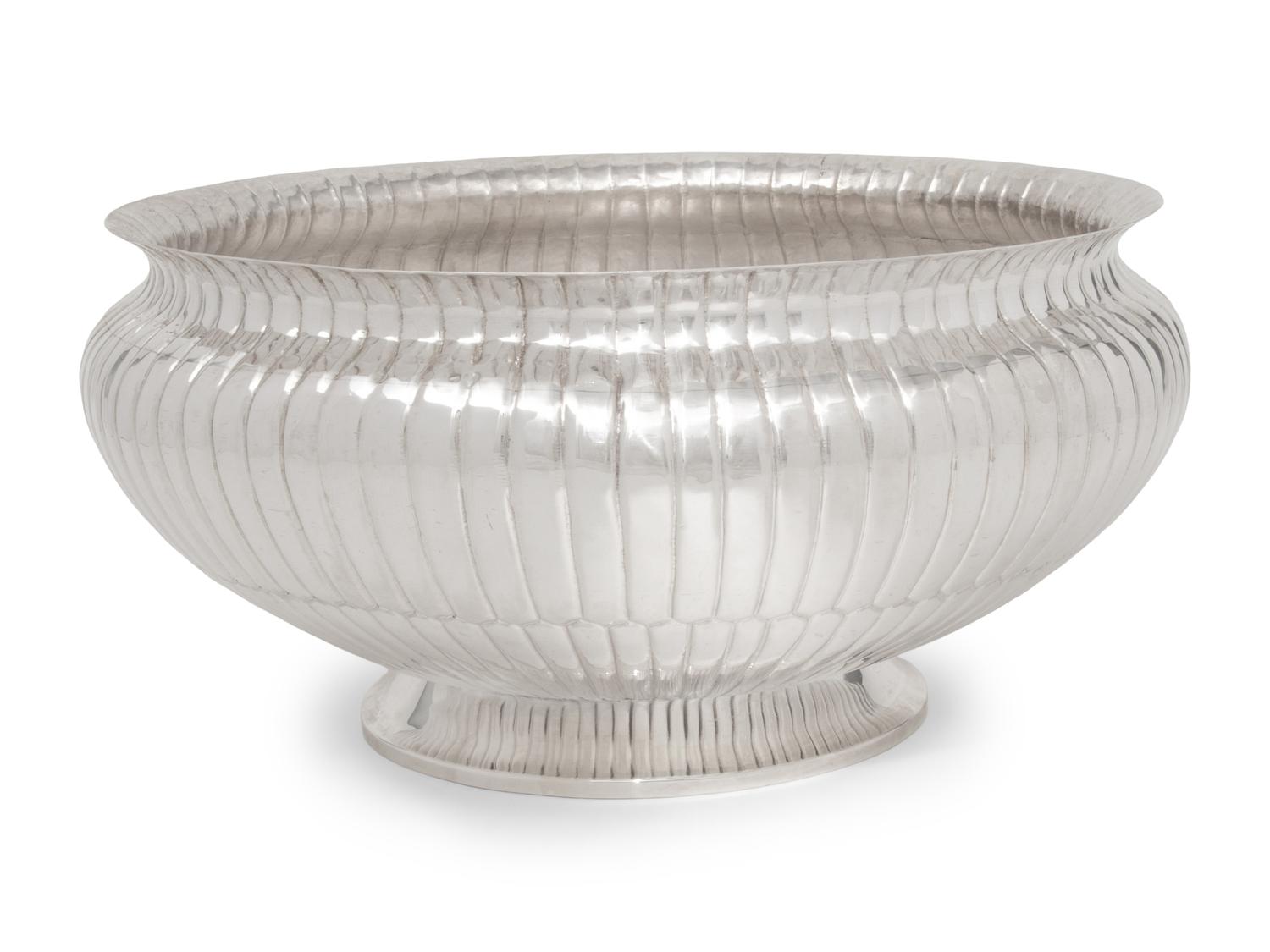 A Mexican Silver Center Bowl