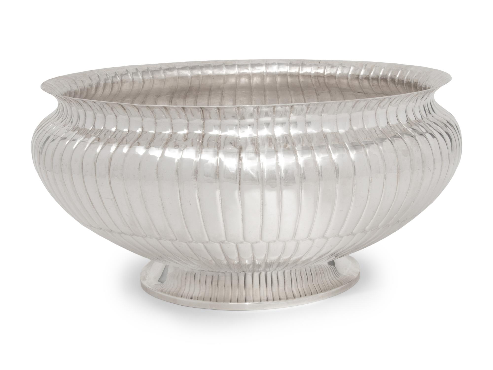 A Mexican Silver Center Bowl