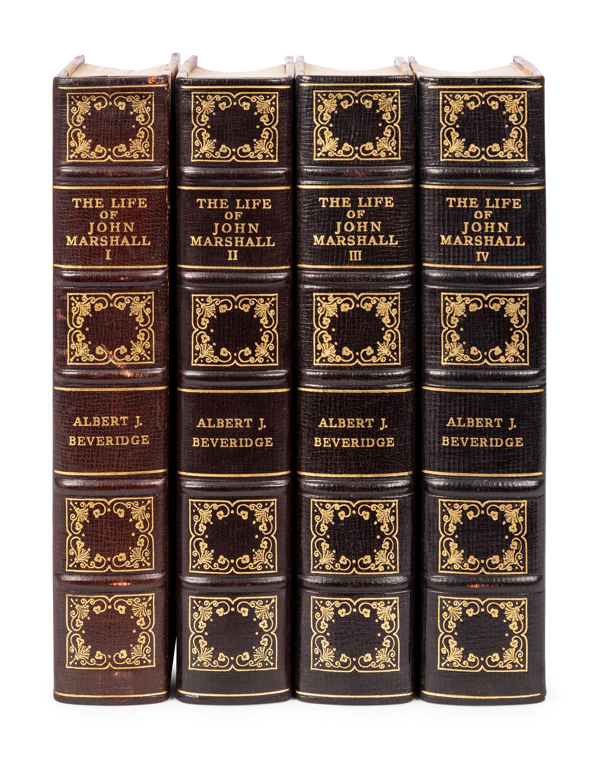 [FINE BINDING] -- A group of 3 works in 7 volumes finely bound, comprising: