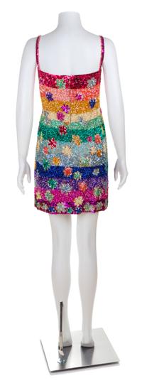 A Christian Dior Multicolor Sequin Dress Ensemble, No size.