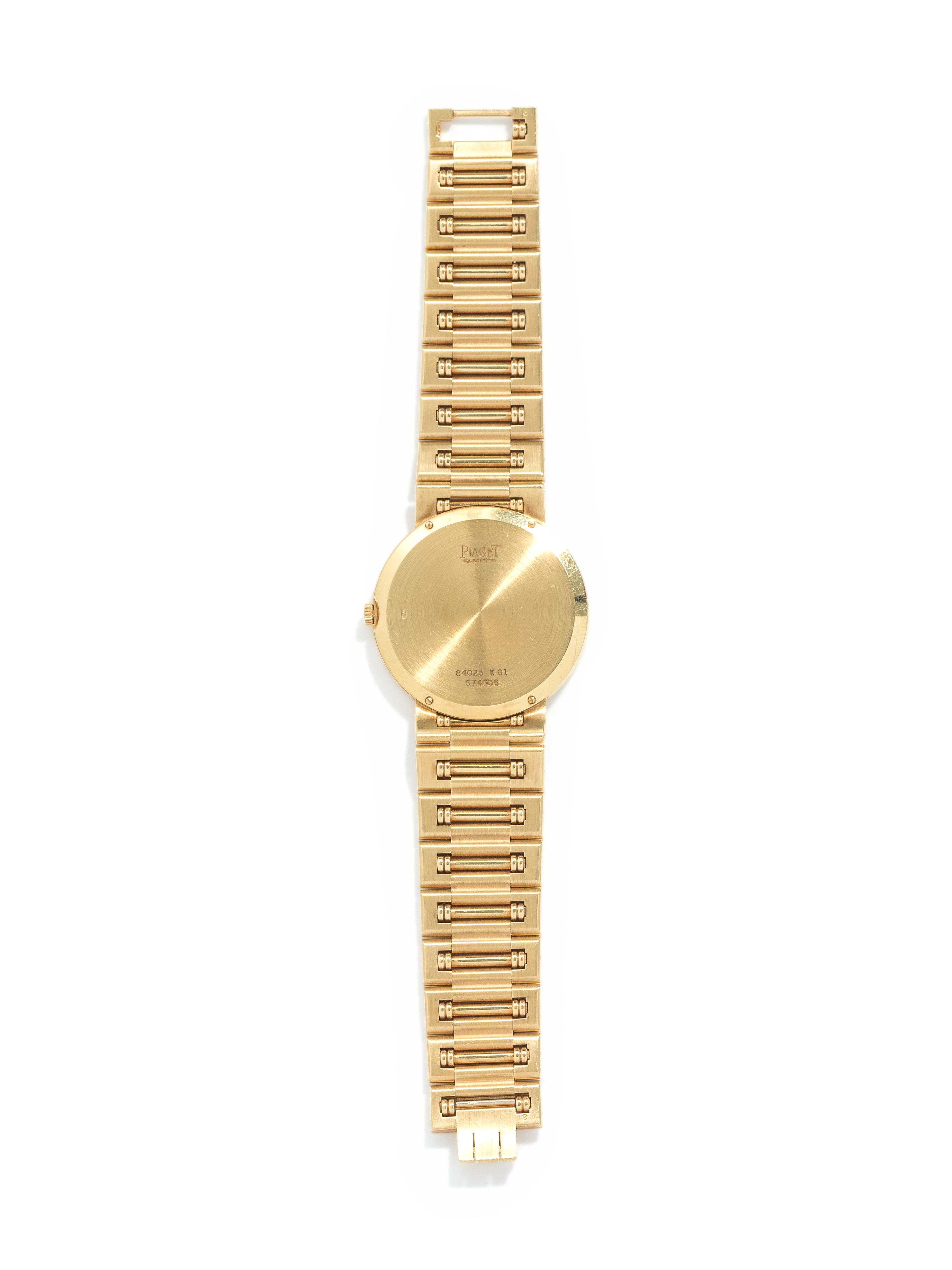 PIAGET, 18K YELLOW GOLD REF. 84023 K81 'DANCER' WRISTWATCH