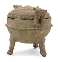 A Chinese Glazed Pottery Censer