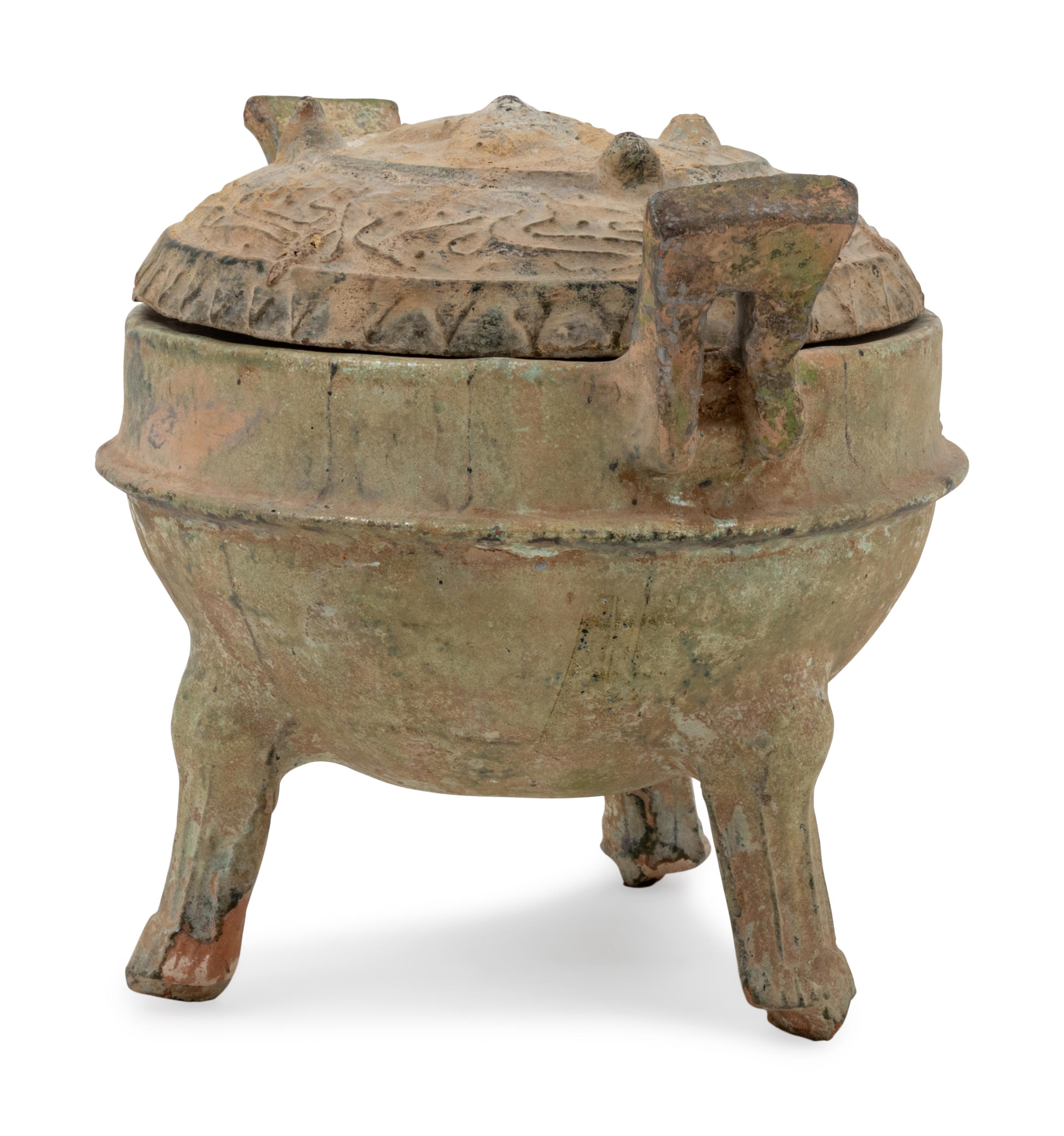 A Chinese Glazed Pottery Censer