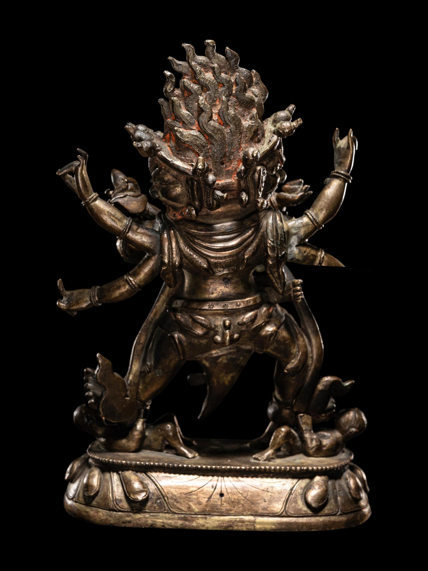 A Sino-Tibetan Bronze Figure of Vajrapani