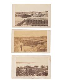 [CIVIL WAR]. 11 CDVs of artillery and fortifications from Brady's Album Gallery . 1862.