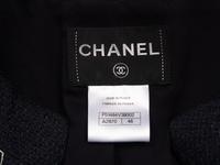 Chanel, Navy Silk Tweed Jacket