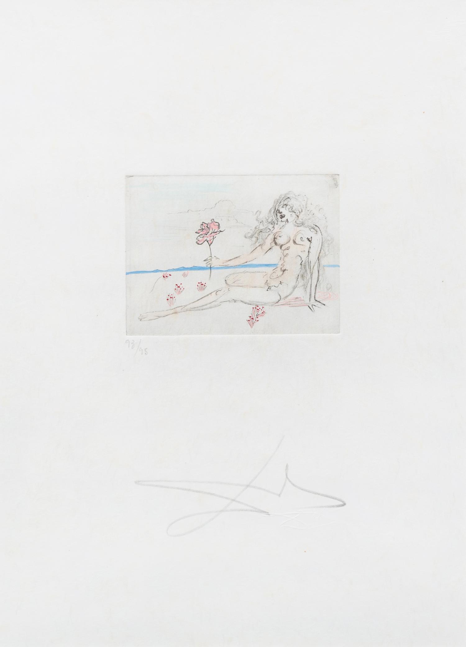 Salvador Dali, (Spanish, 1904-1989), Petites Nus, 1972 (a group of 7 color etchings from the portfolio of 8)