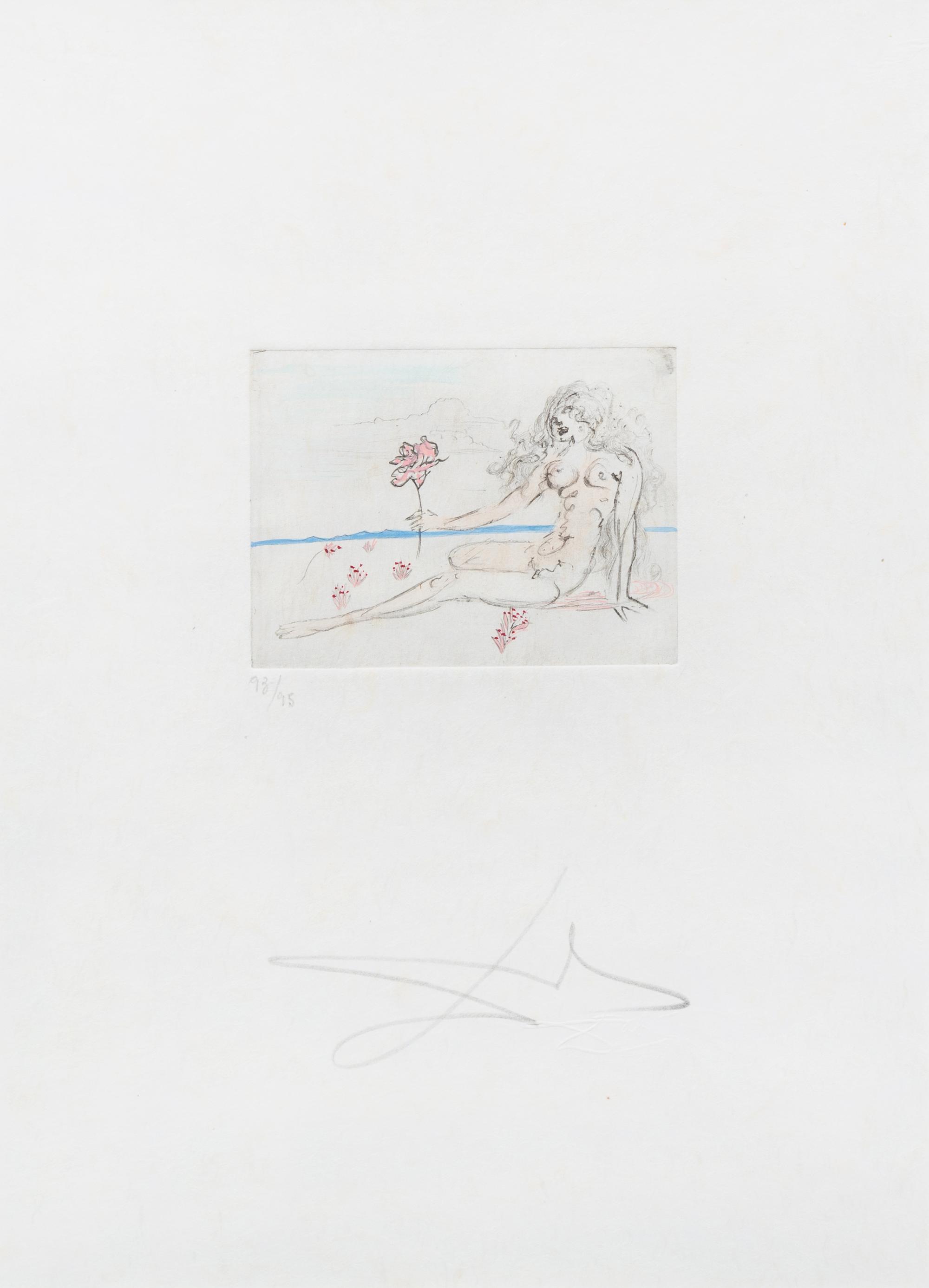Salvador Dali, (Spanish, 1904-1989), Petites Nus, 1972 (a group of 7 color etchings from the portfolio of 8)