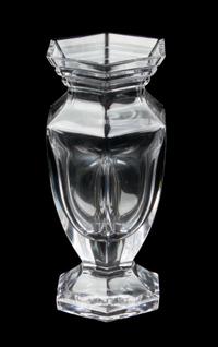 A Waterford Glass Vase Height 8 inches.
