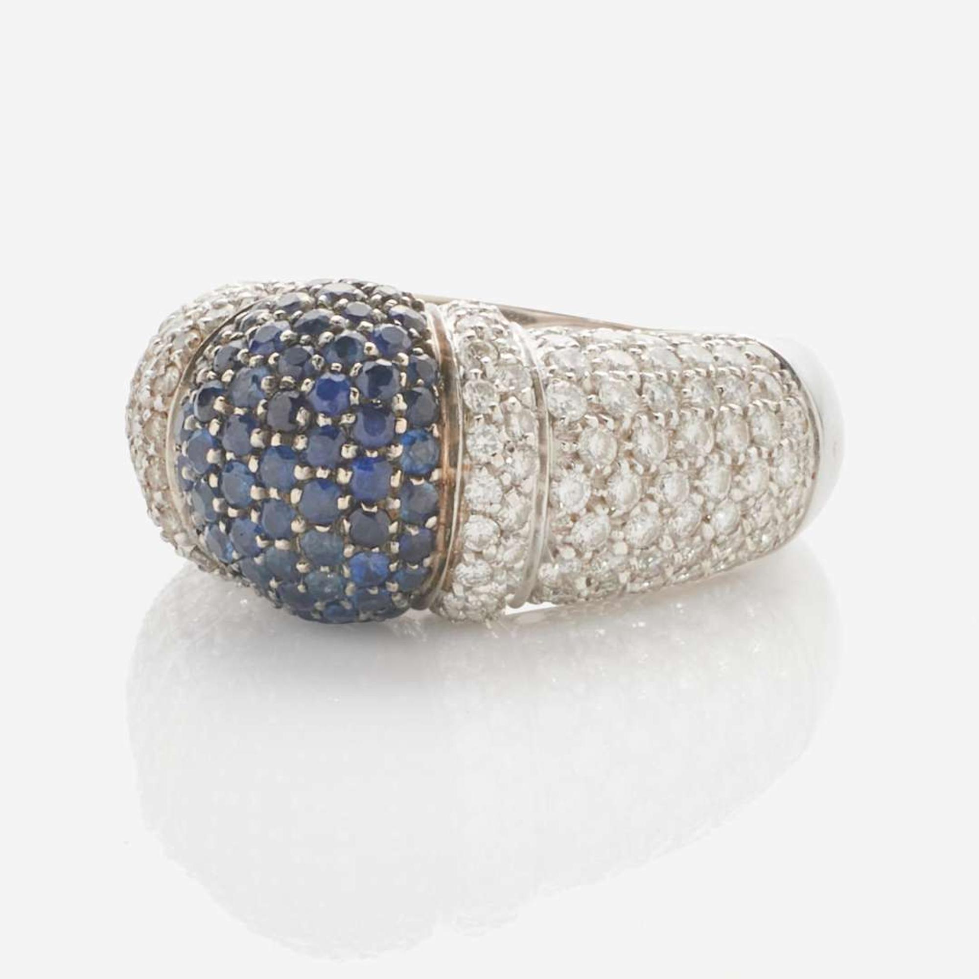 A Group of Three Gold and Gemstone Ladies Rings