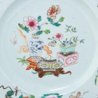 Three Chinese Export Porcelain Plates