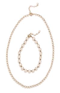 A Pair of Miriam Haskell Pearl Necklaces,