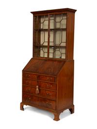 A George III Mahogany Secretary Desk