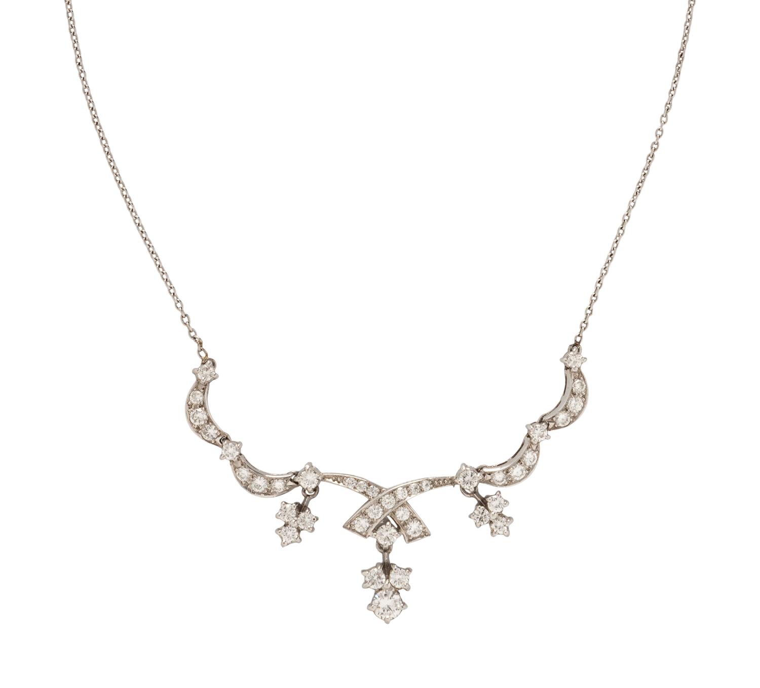 PLATINUM AND DIAMOND NECKLACE