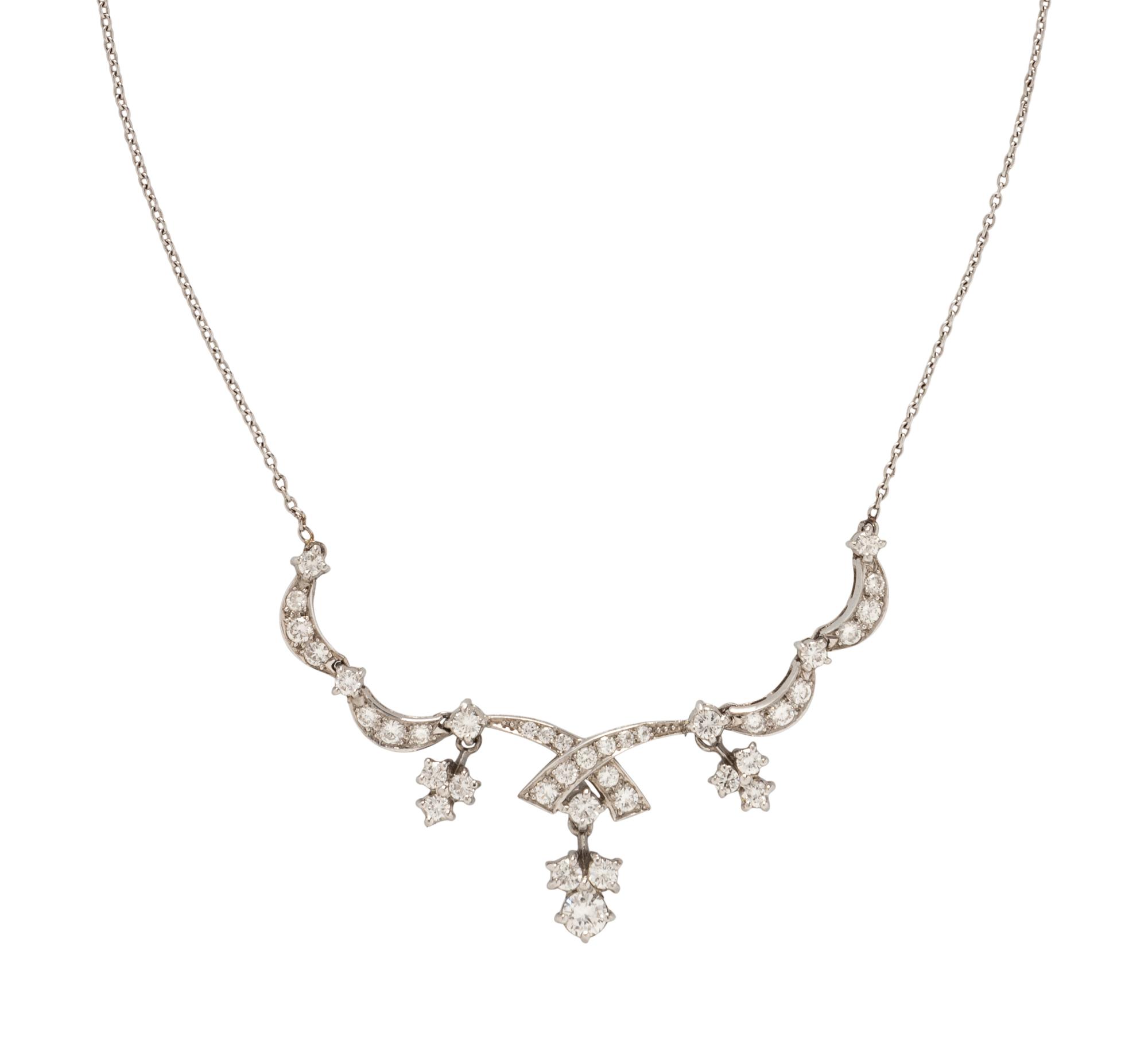 PLATINUM AND DIAMOND NECKLACE