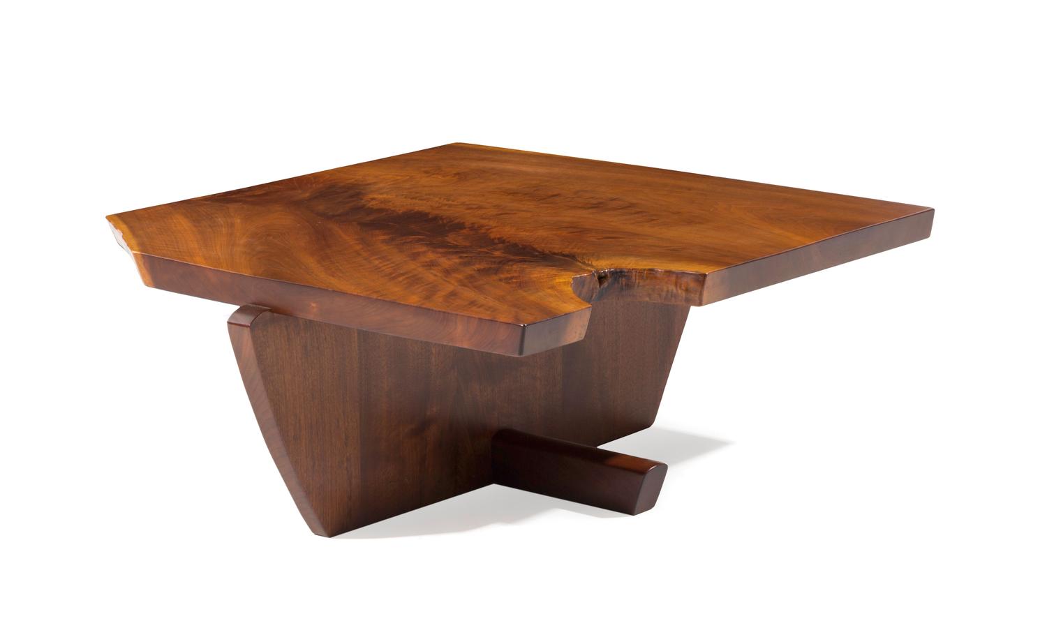 George Nakashima, (Japanese/American, 1905-1990), a Greenrock low table, 1984