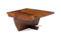 George Nakashima, (Japanese/American, 1905-1990), a Greenrock low table, 1984