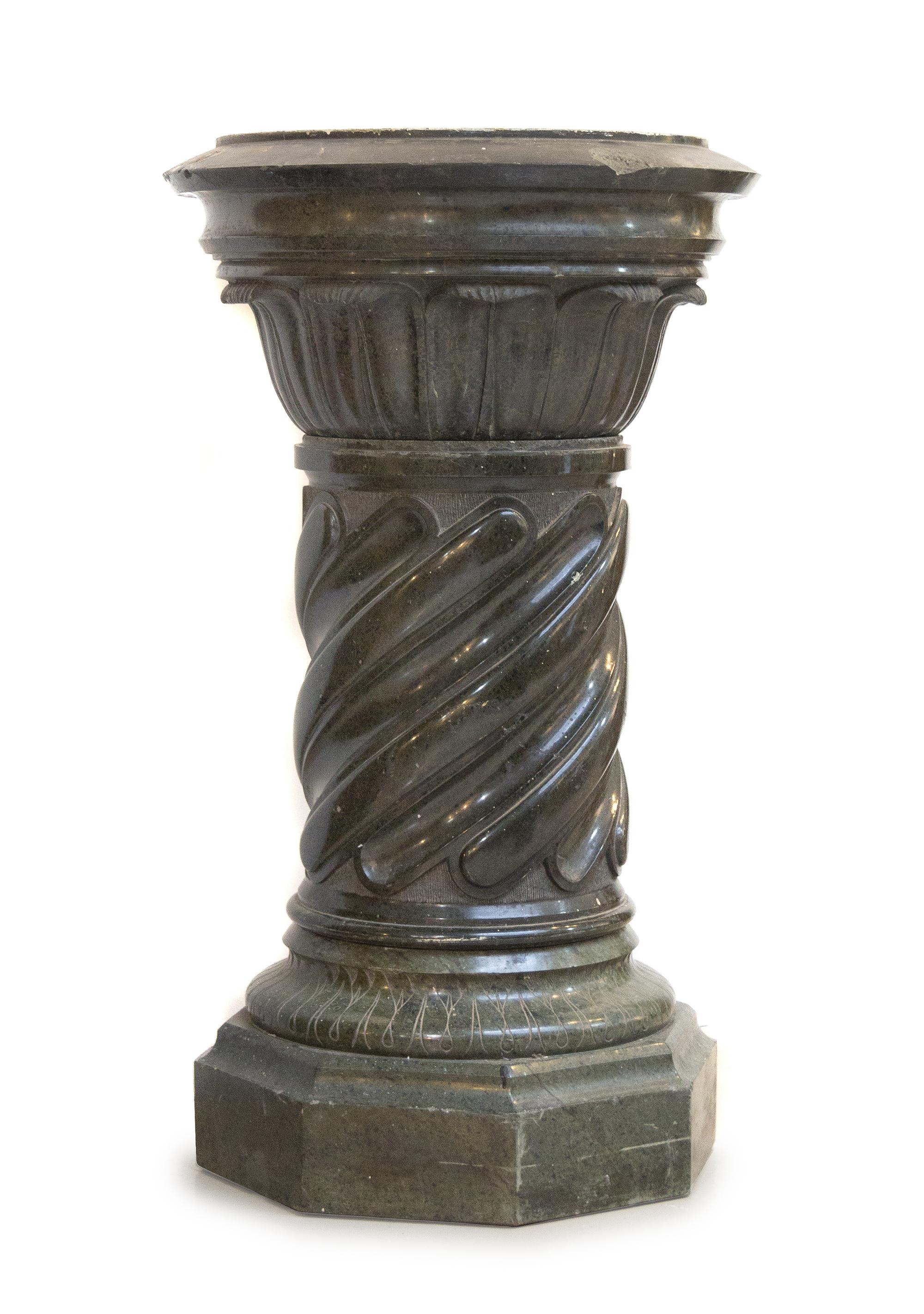 A Continental Marble Pedestal Height 41 inches.