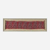 Two Framed Textile Fragments Possibly Indian