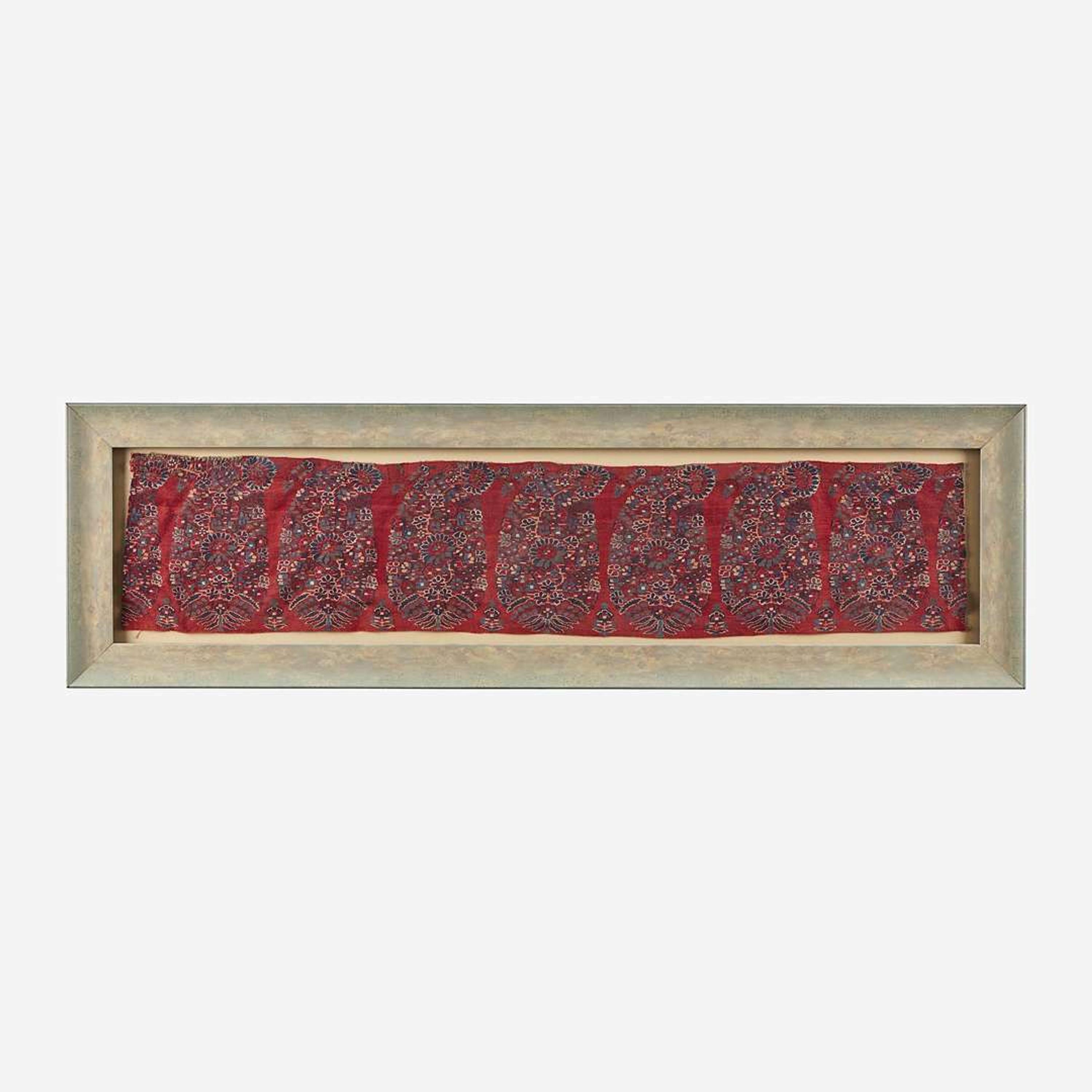 Two Framed Textile Fragments Possibly Indian