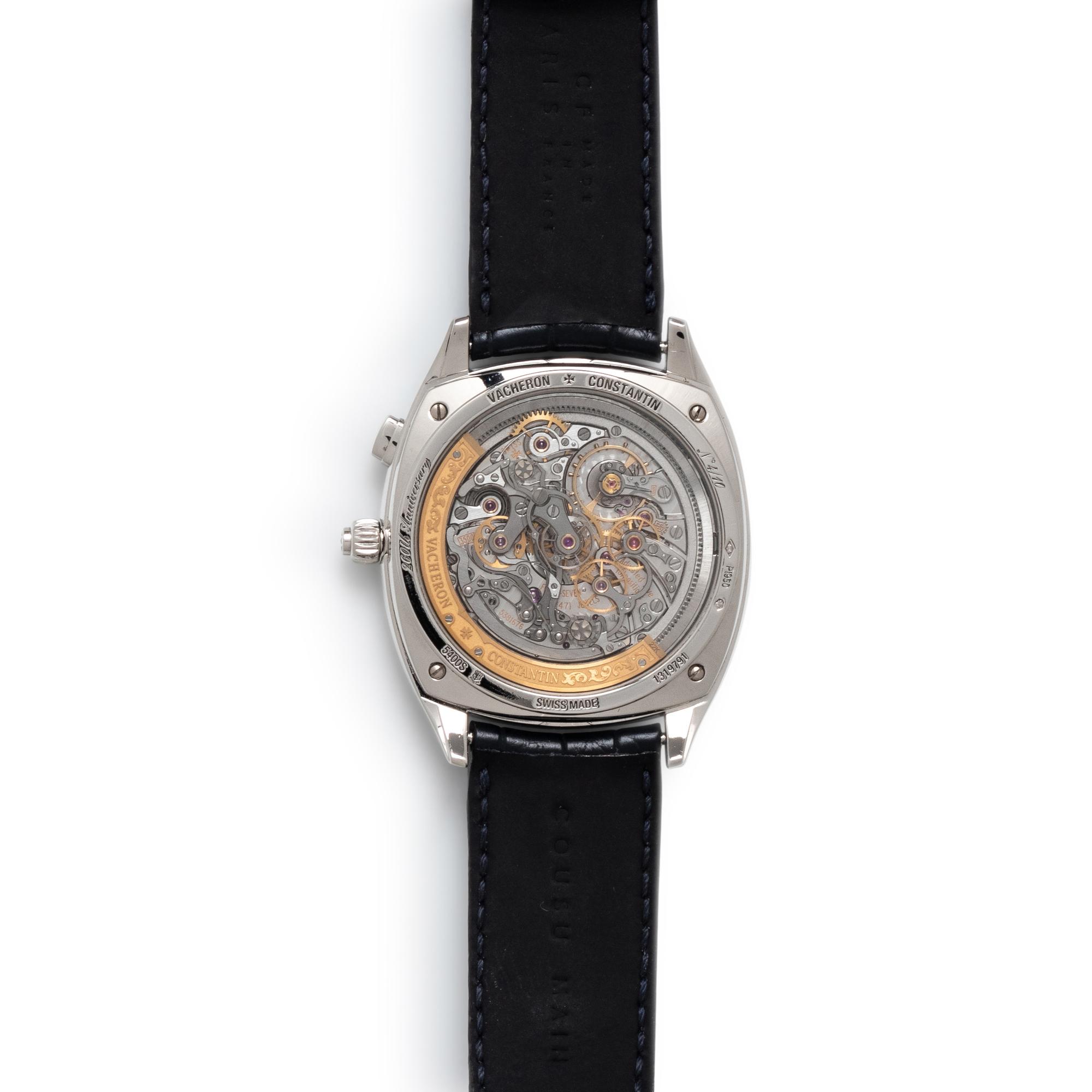 VACHERON CONSTANTIN, REF. 5400S PLATINUM 'HARMONY ULTRA-THIN GRANDE COMPLICATION CHRONOGRAPH' WATCH