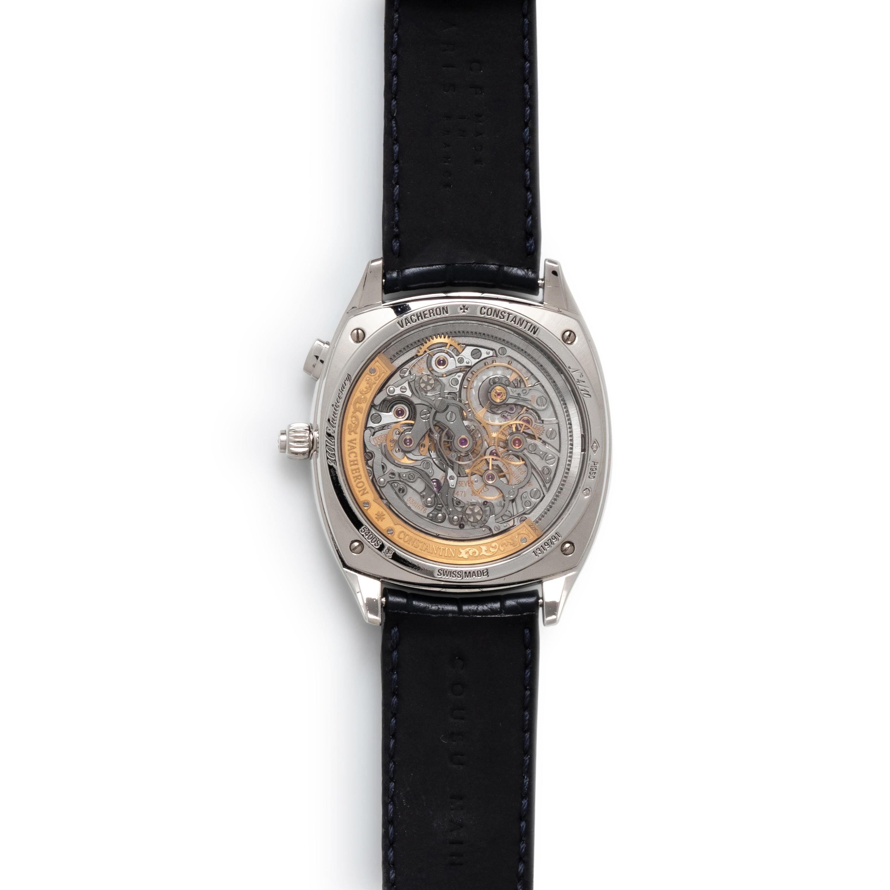 VACHERON CONSTANTIN, REF. 5400S PLATINUM 'HARMONY ULTRA-THIN GRANDE COMPLICATION CHRONOGRAPH' WATCH
