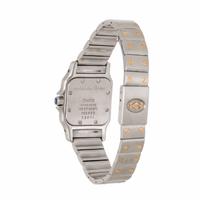 Cartier, Ref. 166930, Steel and Yellow Gold 'Santos Galbée' Watch, with Box & Booklet