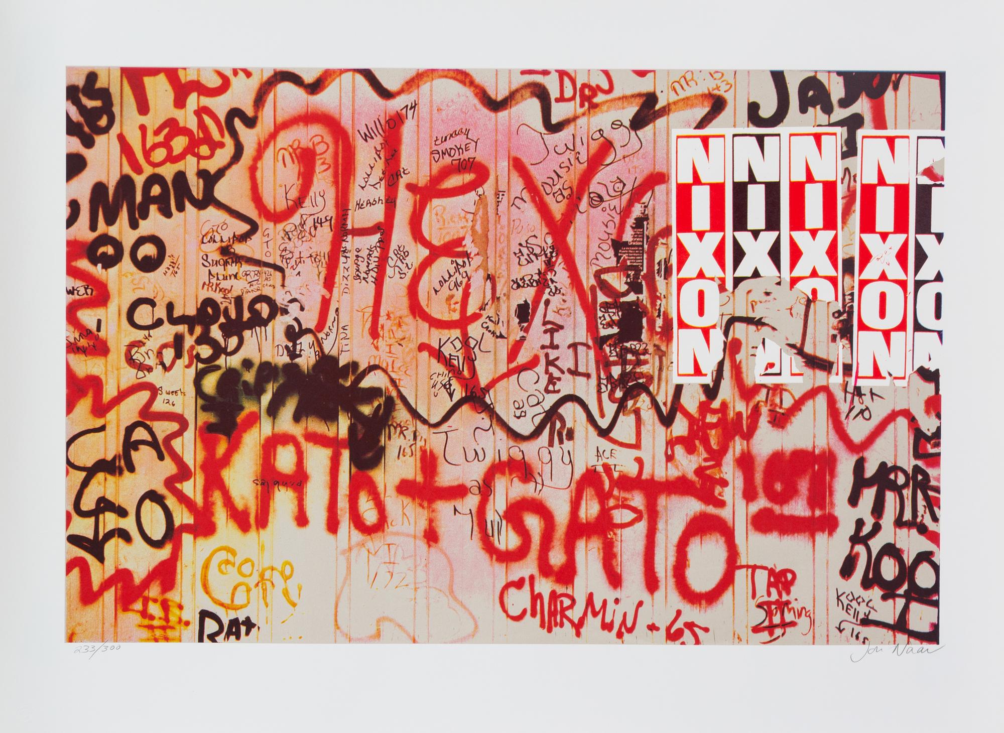 Jon Naar, (American, 20th Century), Two Works; Nixon and Untitled