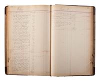 [NATIVE AMERICAN] -- [OKLAHOMA TERRITORY]. Manuscript ledger from trading post at Cloud Chief, Oklahoma Territory, with detailed purchase records for members of the Cheyenne and Arapaho Tribe, ca 1903-1904.