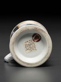A Furniture Deliveryman's Porcelain Occupational Shaving Mug