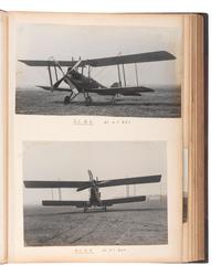 [EARLY PHOTOGRAPHY] -- [AVIATION]. Album containing 42 photographs of British aircraft.