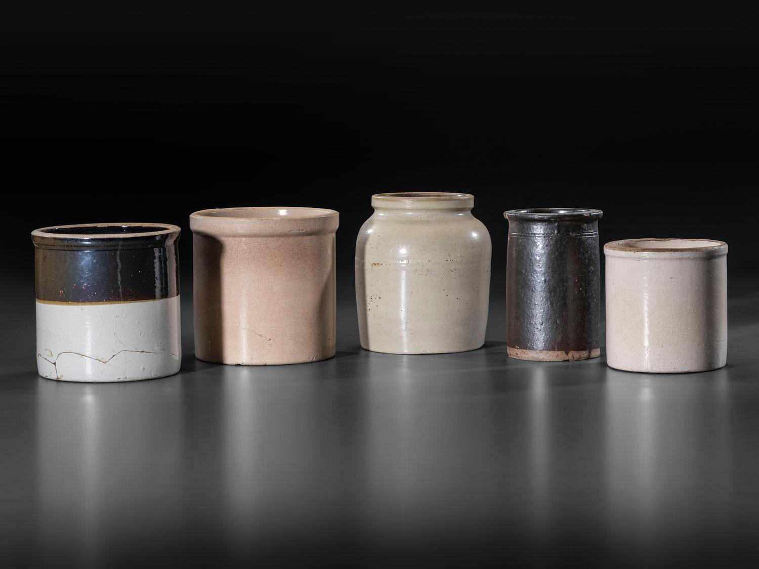Twenty Stoneware Vessels
