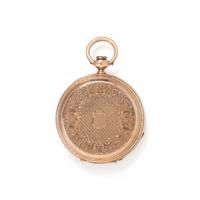 14K YELLOW GOLD HUNTER CASE POCKET WATCH