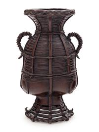 A Japanese Metal Vase