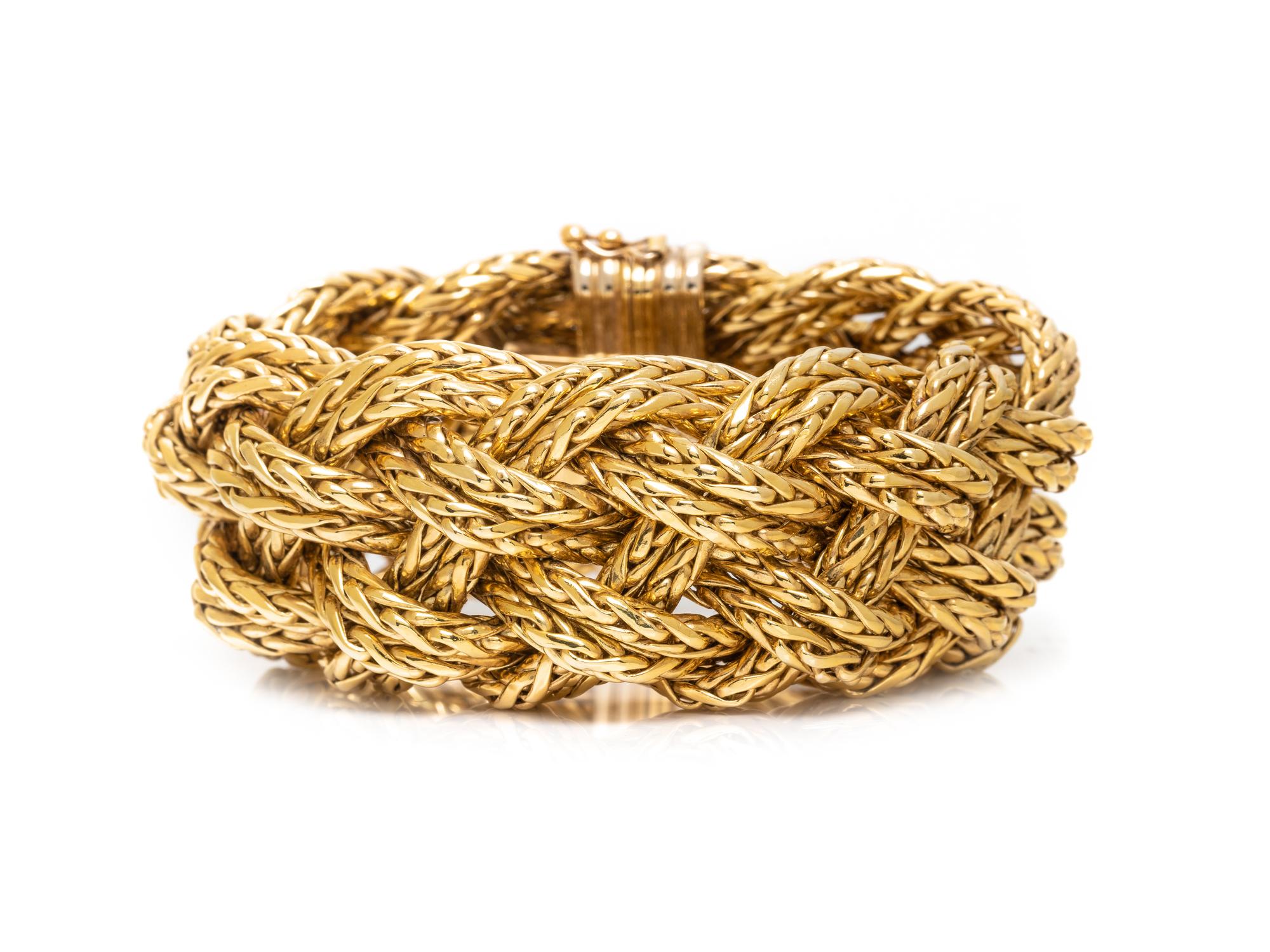 YELLOW GOLD BRACELET