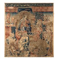 A Flemish Wool Tapestry Depicting King Solomon