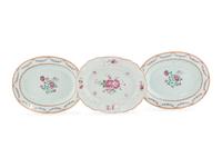 Three Chinese Export Porcelain Serving Dishes