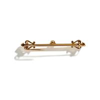 ANTIQUE, YELLOW GOLD AND DIAMOND BAR PIN