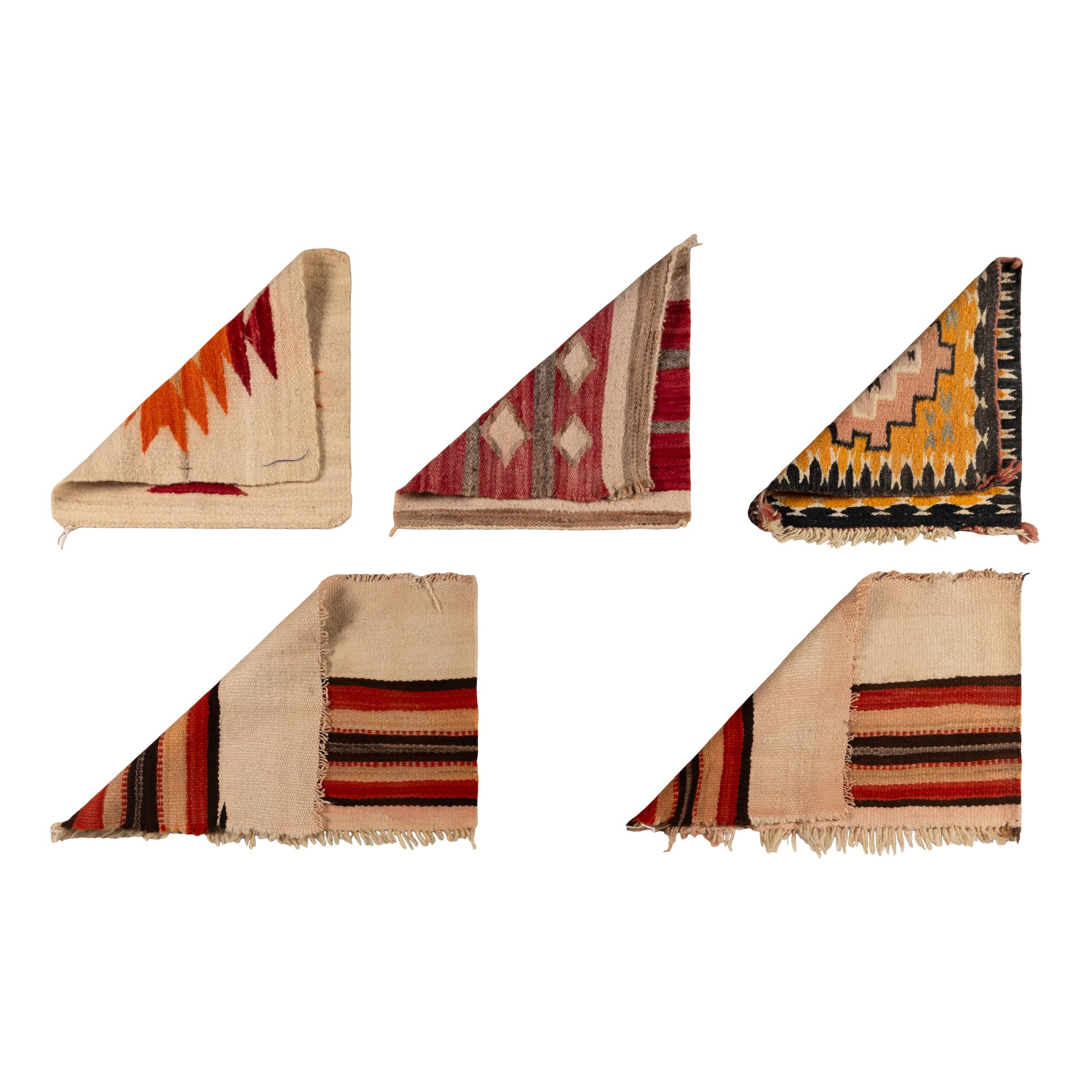 Project Parts: Collection of Navajo Samplers and Weaving Fragments [Rug]